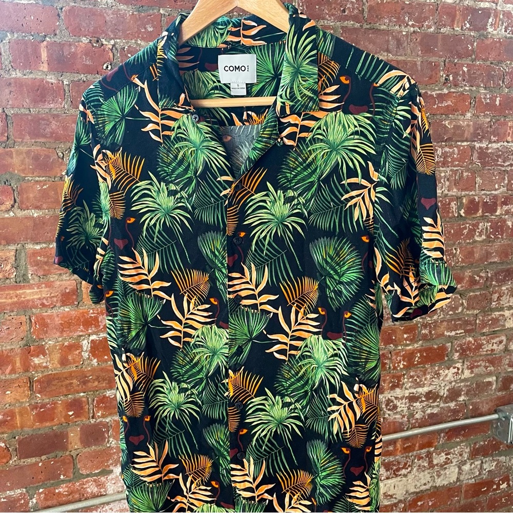 Black panther safari shirt